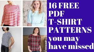 Patterns are available to download as pdf files. Free Pdf Sewing Patterns You May Have Missed Youtube