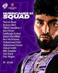 Hobart Hurricanes have unveiled their squad for GSL 2025. The team features  four overseas stars : Sahibzada Farhan Mohammad Nabi Mohammad Nawaz Odean  Smith #GSLT20