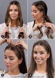 Take a small section of hair from the ponytail and create a braid. 62 Easy Hairstyles Step By Step Diy Diy Easy Hairstyles Step In 2020 Work Hairstyles Medium Hair Styles Mexican Hairstyles