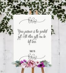 Cards And Gifts Table Sign For Wedding Reception Decor Instant Download Print Your Own File 16 X2 Gift Table Signs Wedding Signs Wedding Reception Decorations