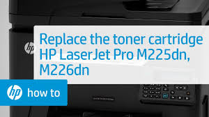 Инструкция по эксплуатации hp мфп hp laserjet pro m127fw. Replacing The Toner Cartridge Hp Laserjet Pro Mfp M225dn And M226dn Hp Youtube