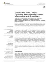 Check out our editable forms selection for the very best in unique or custom, handmade pieces from our templates shops. Pdf Ferritin Light Chain Confers Protection Against Sepsis Induced Inflammation And Organ Injury