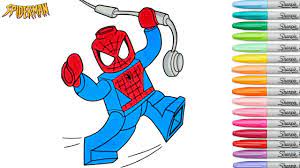 Build your city and save the day, and when you're done, color away. Lego Spiderman Coloring Book Pages Marvel Superhero Episode Avengers Youtube