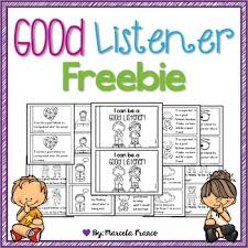 Be A Good Listener Worksheets Teaching Resources Tpt