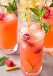 Peach Mocktails Parsimony Inspired Lemonade Drinks Peach Lemonade Summer Drink Recipes