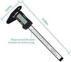 Digital calipers vernier calipers dial calipers special calipers digital indicators thickness gages micrometers depth gauges height gauges dial caliper gages dial indicators others. Buy Digital Caliper Adoric 0 6 Calipers Measuring Tool Electronic Micrometer Caliper With Large Lcd Screen Auto Off Feature Inch And Millimeter Conversion Online In Turkey B07dffycxs
