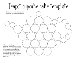 Free Teapot Cupcake Cake Template And Tutorial By Press Print Party A wide variety of cup cake tea.