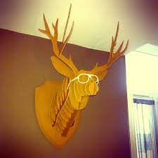 Diy Cardboard Deer Head Cardboard Deer Heads Diy Cardboard Deer Head