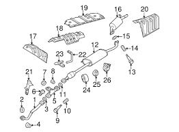 Without towing package (may cut for. Exhaust Components For 2008 Toyota Highlander Toyota Parts Center