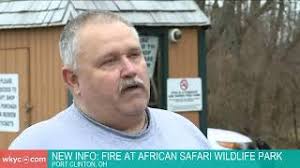 10 animals killed in barn fire at African Safari Wildlife Park