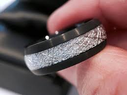 Black Tungsten Wedding Band Meteorite Rings Men S Etsy Black Tungsten Wedding Band Tungsten Wedding Bands Tungsten Carbide Wedding Bands