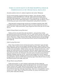 Maybe you would like to learn more about one of these? Https Pdfcoffee Com Download Teks Ucapan Ketua Murid Sempena Majlis Perpisahan Guru Praktikal Skss 2014 Pdf Free Html