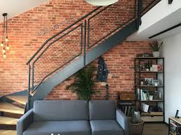 Amazon's choice für steinwand wohnzimmer fototapete steinwand 3d effekt 352 x 250 cm vlies tapeten wandtapete xxl moderne wanddeko wohnzimmer schlafzimmer büro flur braun 9019011b. Steinwand Industrial Wohnzimmer Sonstige Von Malermeister Meinolf Kniesburges Houzz