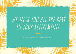 Check spelling or type a new query. Free Printable Customizable Retirement Card Templates Canva
