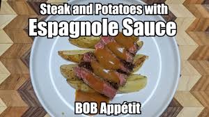Be generous with the salt and pepper and simply let it do its thing! Learning About Espagnole Potatoes With Espagnole Sauce Youtube