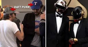 Résultat, chacune de leurs apparitions est un événement et leurs casques de robot sont devenus une marque immédiatement identifiable. Video Les Daft Punk Filmes A Visage Decouvert A Los Angeles Vl Media