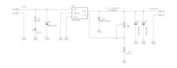 Lm2596 typical application reference design dc to dc single 1 2v To 35v 3a Adjustable Step Down Regulator Using Lm2596 Electronics Lab Com