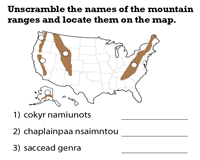 22 discriminative states without names. Blank Map Of The United States Worksheets