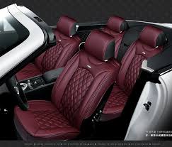 For Audi A1 A3 A4 A6 A5 A8 Q1 Q3 Q5 Qq7 Brand Black Soft Leather Car Seat Cover Front And Leather Car Seat Covers Waterproof Car Seat Covers Leather