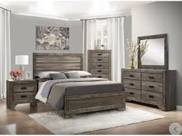 Barton matt black bedroom furniture. Grayson Grey Oak Panel Bedroom Set In 2021 Grey Bedroom Furniture Rustic Grey Bedroom Modern Bedroom Furniture