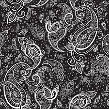 Black And White Paisley Pattern Vector Download Royalty Free Black Persian Ornament Paisley Seamless Background Vector Image 45540 From Rfclipart I Paisley Background Paisley Wallpaper Paisley Art