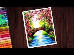 Beautiful Spring Season Scenery Drawing With Oil Pastels For Beginners Step By Step Youtube Oil Pastel Landscape Oil Pastel Paintings Oil Pastel Art We'll focus mainly on capturing shapes of color and value instead of.