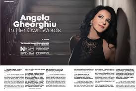 Ozb Spoke With Angela Gheorghiu About Angela Gheorghiu Facebook One of today's greatest opera stars, soprano angela gheorghiu has just released a new cd titled eternamente: ozb spoke with angela gheorghiu about