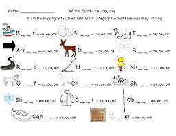 This packet will help your students practice and learn words with oa (boat), oe (toe) and ow (bow) sounds. Oa Ow Oe Worksheets Teaching Resources Teachers Pay Teachers