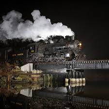 Trains At Night A Photo Series Featuring Passing Locomotives Being Illuminated At Night
