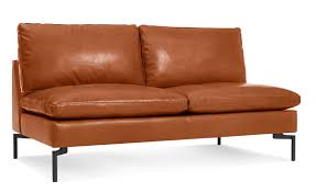 New Standard Armless Leather Sofa Hivemodern Com