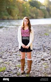 Teen Poses High Resolution Stock Photography And Images Alamy