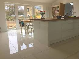 cleaning polished porcelain floor tiles