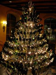 Big house wine cork string lights was beautiful and universal, just putting them in a glass bottle is like a firefly in a bottle and a star in the bottle. Wine Wankers Wine Bottle Christmas Tree Classic The Wine Wankers