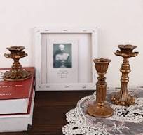 Amazon.com: Candelabro retro de resina con forma cónica de ...