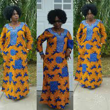 Longue robe et foulard assorti. Gallerie Tendances 17 Idees Belle Robe En Pagne Pour Femme Enceinte 2020 Fitostic Com Sport Mode Beaute Lifestyle Magazine