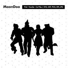 The Wizard Of Oz Silhouette The Wizard Of Oz Svg Svg For Wizard Of Oz Characters Silhouette Paper Wizard Of Oz