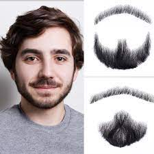 Liangmo Lace Beard For Men Cosplay Lace Invisible Fake Beards Hair Hand Made Mustache Hair Lifelike Synthetic Weave Aliexpress