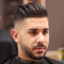 High Skin Fade Shape Up Slicked Back Hair Beard Mens Hairstyles Undercut Mens Slicked Back Hairstyles Undercut Hairstyles