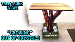It can be used as a coffee table for a convenient surface to rest your drink, or any other necessity you need close at hand. Making A Tree Stump Side Table With Glass Top Diy Furniture Youtube