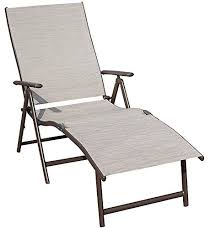 Kozyard Cozy Aluminum Beach Yard Pool Folding Reclining Adjustable Chaise Lounge Chair Beige Lounge Chair Outdoor Folding Lounge Chair Chaise Lounge Chair