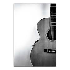 10 best se acoustic guitars of june 2021. Black And White Guitar Close Up Canvas Art Print Kirklands