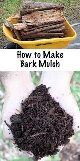 How To Make Bark Mulch At Home Garden Mulch Mulch Home Vegetable Garden