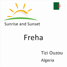Geographical coordinates, number of inhabitants, area, altitude, weather and hotel. Sunrise And Sunset Times In Freha Tizi Ouzou Algeria