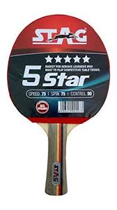 Find deals on products in leisure sports on amazon. Buy Stag 5 Star Table Tennis Racquet 178 Grams Intermediate Ittf Approved Rubber Multi Color Online At Low Prices In India Amazon In