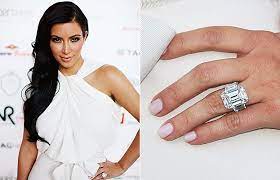 News Kim Kardashian Engagement Ring Celebrity Engagement Rings Kim Kardashian Wedding Ring