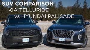 Buyer protection program · daily deals · make money when you sell Suv Comparison 2021 Kia Telluride Vs 2021 Hyundai Palisade Driving