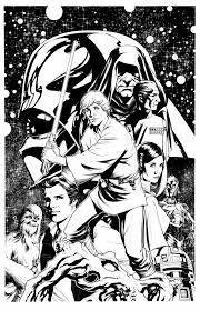 Black And White Comic Book Covers Star Wars 1 Variant Cover By Mike Mckone Star Wars Poster Art Star Wars Comics Star Wars Memorabilia