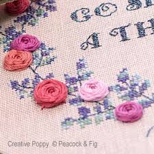 Free cross stitch patterns are easy to save and print out for use in creating lovely home decorations and gifts. Go Bloom Yourself Cross Stitch By Peacock Fig