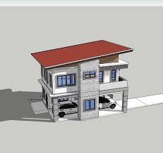 Compact Three Bedroom Double Storey House Design For A Small Lot Pinoy House Plans