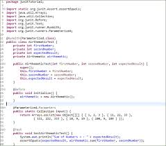 Start studying unit test 7. Junit Parameterized Test With Example Using Parameters